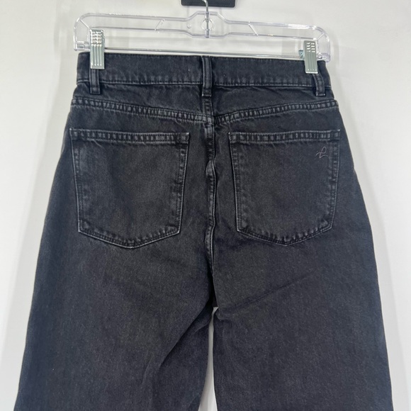 DL1961 Hepburn Wide Leg High Rise Vintage Jeans Distressed Hems - Picture 7 of 8